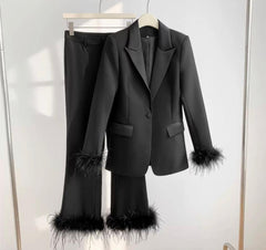 The Blazer & Trouser Set - Black PRE ORDER